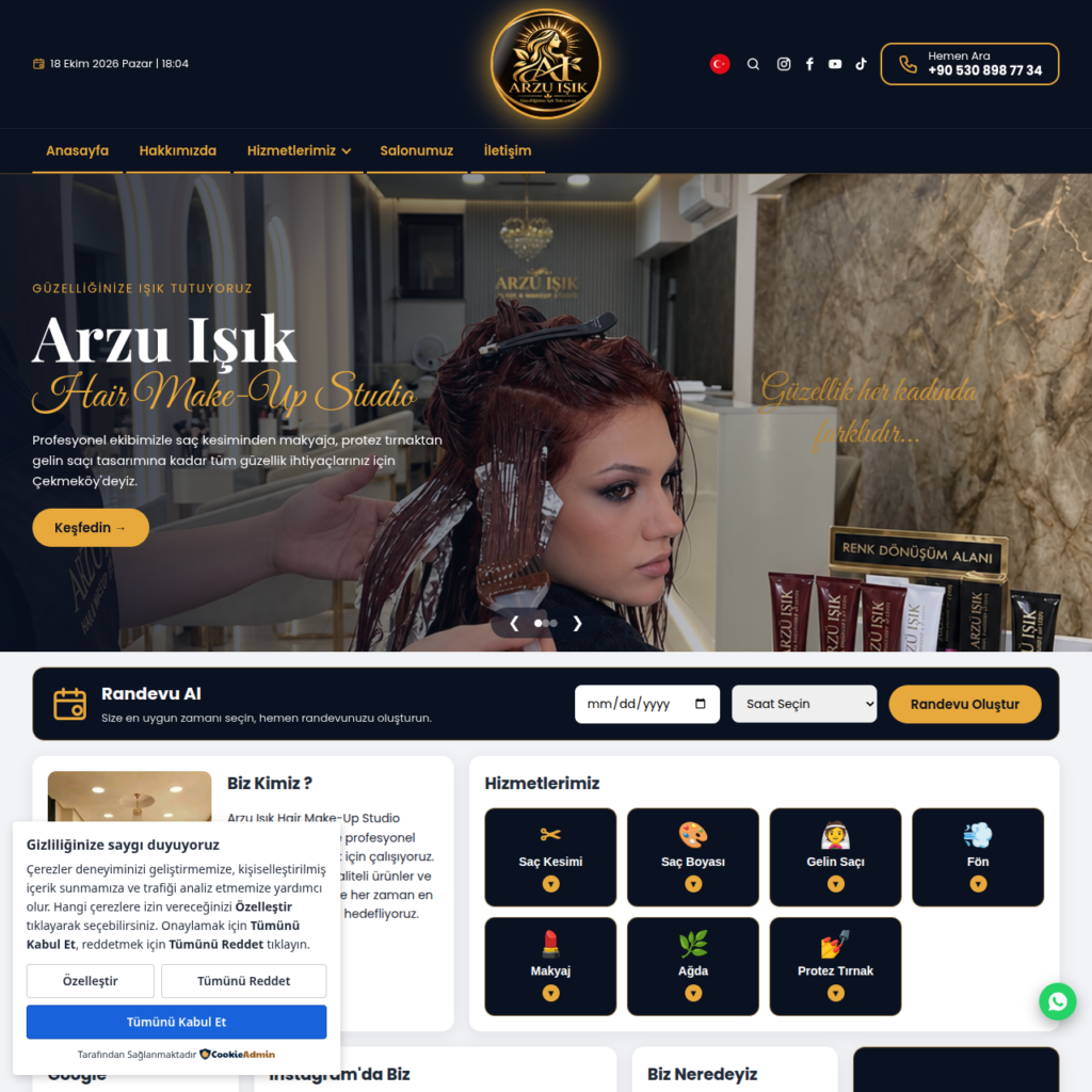 Arzu Işık Kuaför Teması