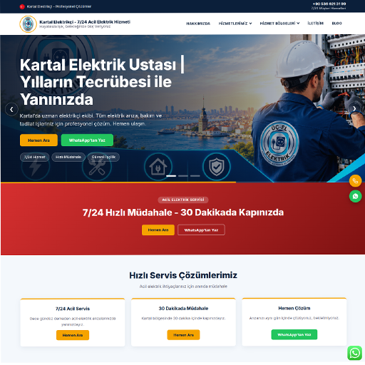 Üç-EL elektrik Teması